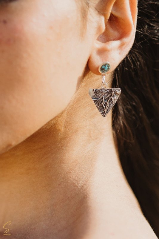 Silver Sparkle Earrings