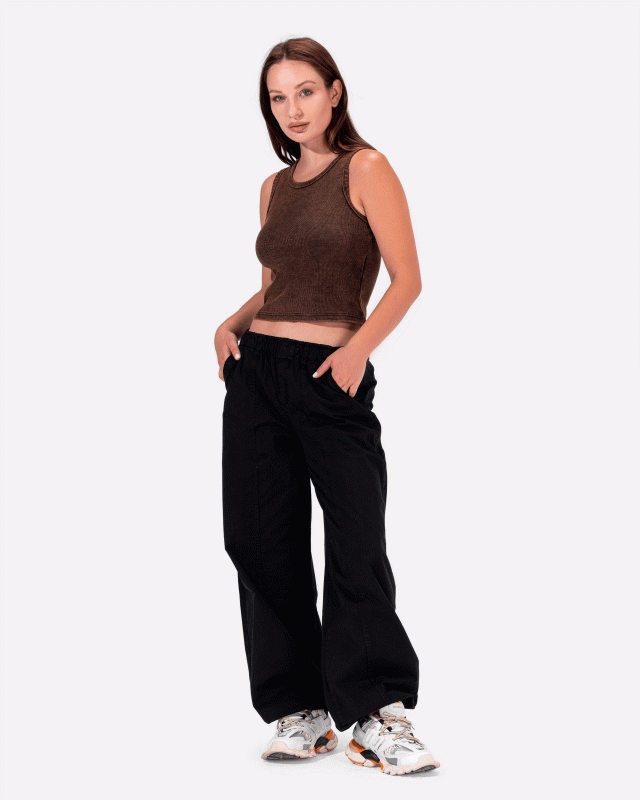 PARACHUTE PANTS - BLACK