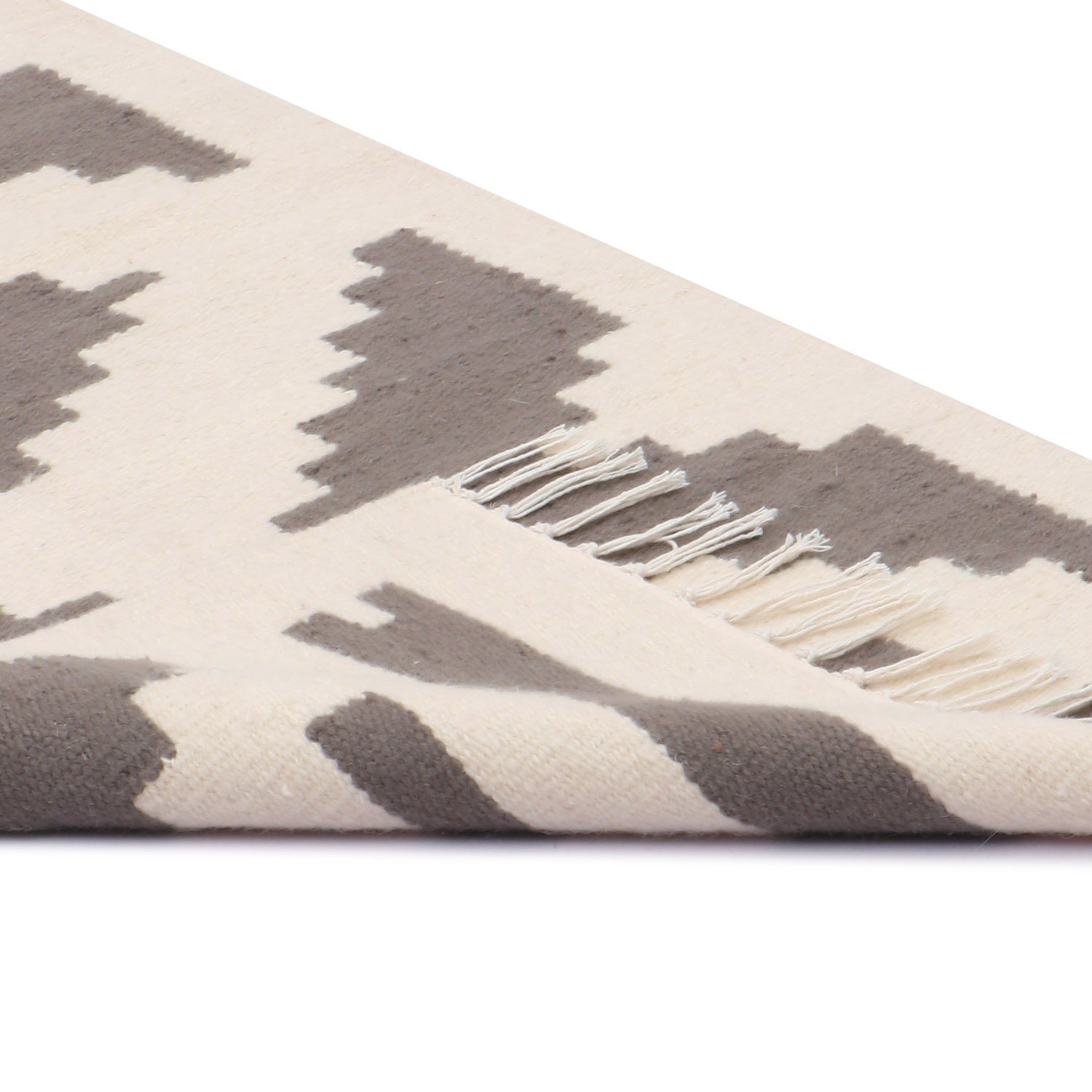 Sahara Kilim rug grey white