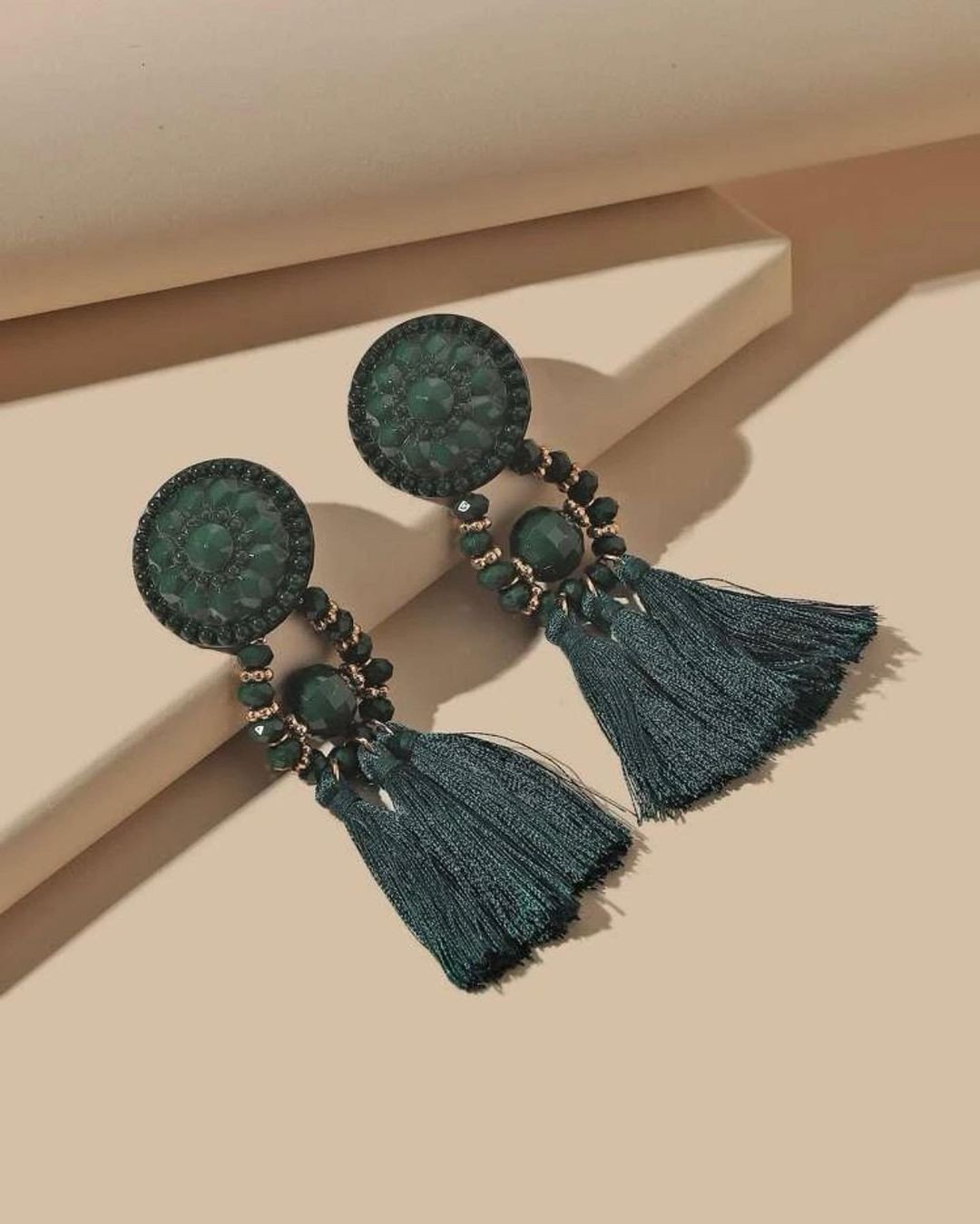 Green Earrings