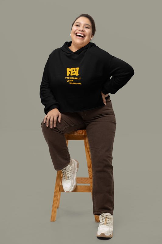 FBI - Cropped Oversize Hoodie
