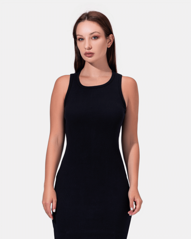BLACK_BASIC DRESS