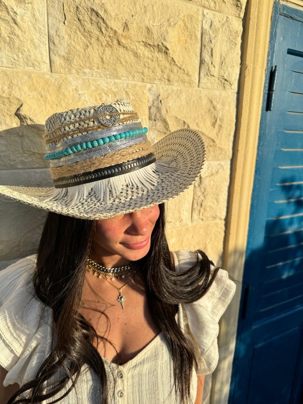 Cowboy boho fiesta Hat